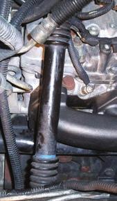 Special Note: Before installing the left-side manifold, install the left up-pipe so you have more room