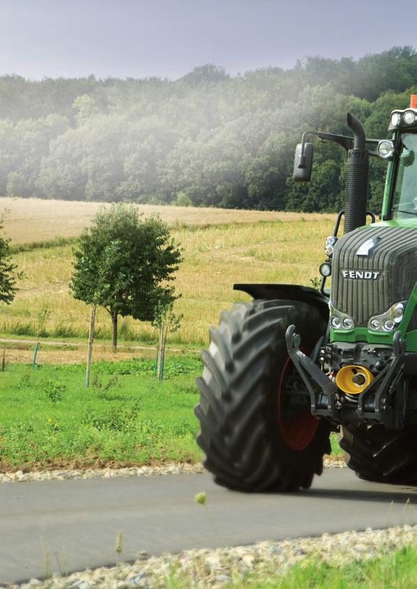 The Fendt 800 Vario for transport Drive faster and safer 60 Speed and flexibility are a must for transport work exactly the right thing for the new 800
