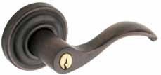 LEVERS TUBULAR KEYED ENTRY LATCHES interior & entr ance hardware Wave Lever w/ Classic Rose 5255.xxx.RENT RIGHT Hand Emergency Exit 5255.xxx.LENT LEFT Hand Emergency Exit 5256.xxx.RENT RIGHT Hand Emergency Exit: 2.