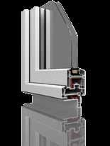possibility of use sashes from system DPE-70 and DPE-70+ siena rosso winchester WINDOW DPP-70MB monoblock system 5-chamber profile possibility of