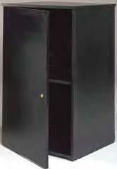 70 H locking door pedestal Black