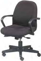 81073 flex chair Black Plastic/Chrome 24 L 22 D