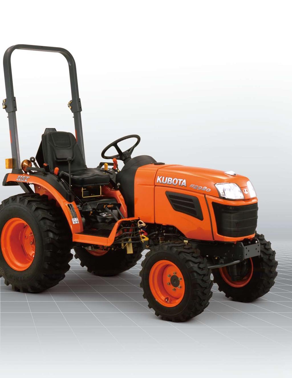 B2320/B2620/B2920 More Speeds With an increased maximum speed and three range shift speeds (Hi/Med/Lo), the B2320/B2620/B2920 let you find the right speed to suit your task, for outstanding