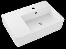Overall size 465 x 465 x 140mm PARK AVENUE INSET BASIN WHITE 123341 (1TH)/ 123357 (NTH) Overall size 465 x 465 x 145mm 505 500 PARK