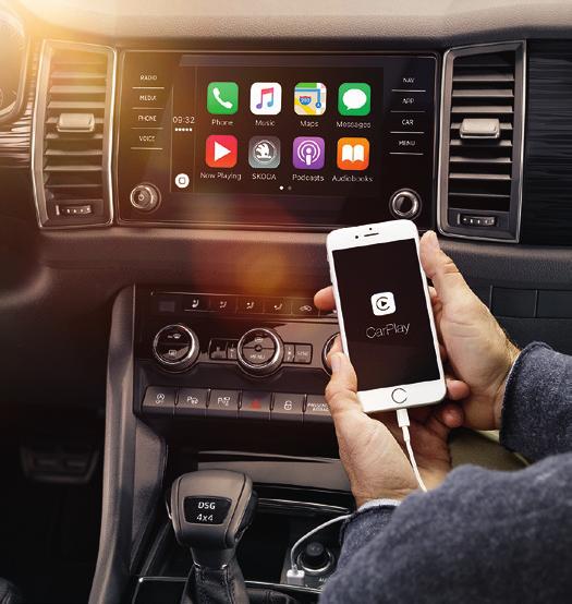 assistance while on the move. ŠKODA CONNECT is your gateway to a world of unlimited communication possibilities.