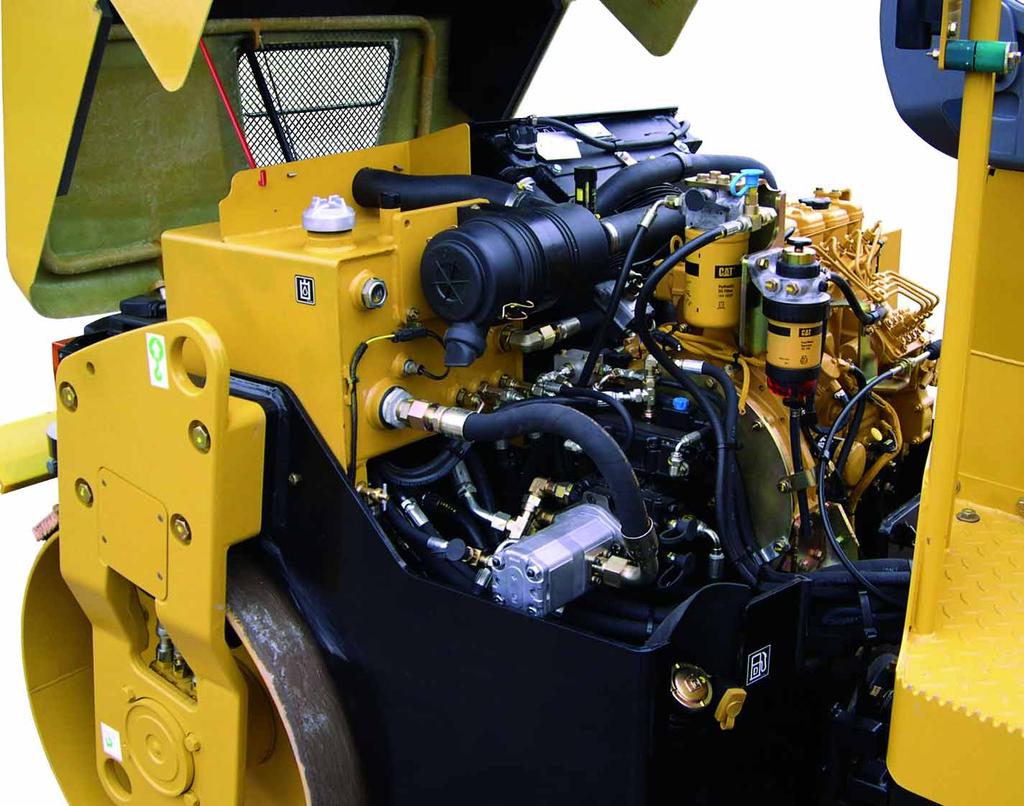 Reliability and Serviceability The CB-300 E-Series machines provide the reliability and serviceability that you ve come to expect from Caterpillar.