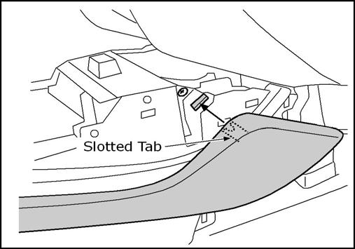 14. INSTALLATION 42. Reinstall the shifter trim panel. Be sure to reconnect all electrical connections (see Fig 6 and 4). 43. Reinstall the shift knob, retaining clip and bottom finisher (see Fig 5).