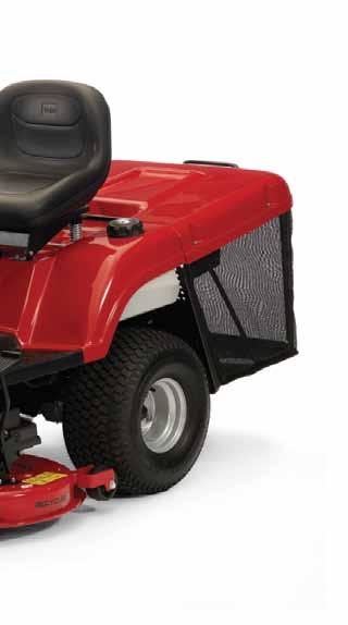 DH Series Tractors Our specially designed cutting deck uses two counter-rotating blades to create