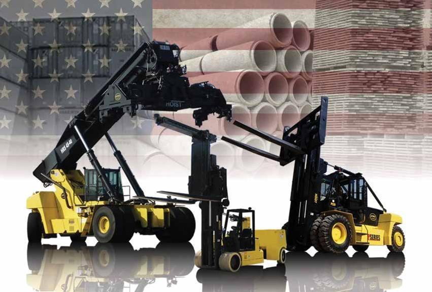 RED, WHITE & BLUE COLLAR All Hoist Liftruck products are manufactured and assembled entirely in the United States.