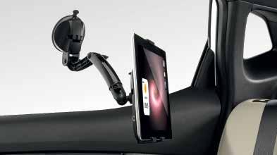 3 4-360 Flex Smartphone holder (0) 2- Universal tablet holder () 3- Seat covers (07) 4- Armrest