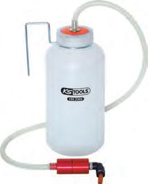 0 60 Brake bleeder with reception bottle With universal adapter Includes bendable