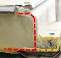 side structure Shield is added to the front underfloor for impact protection Explicit view of Mountingprofile side in