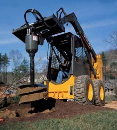 There are two double acting cylinders with hardened, chrome-plated rods for exceptional breakout force without putting undue stress on the loader arms, and the Volvo Skid Steer Loaders give you