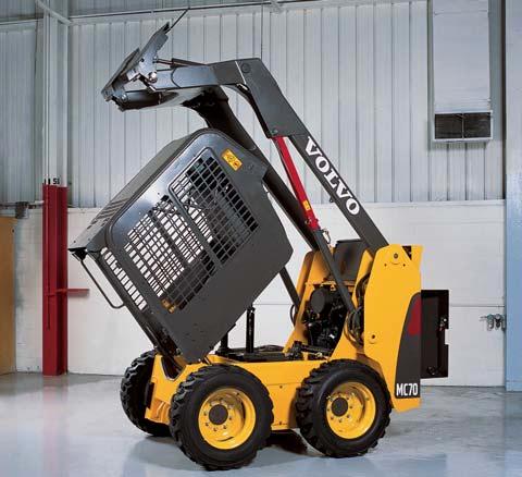 Volvo Skid Steer Loaders are built servicefriendly for easy routine maintenance.