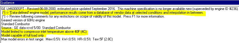 GT Pro - GT Library Selected Engines Points to Watch (continued) Engines Having 1 Asterisk Data Defined ie. ID no.