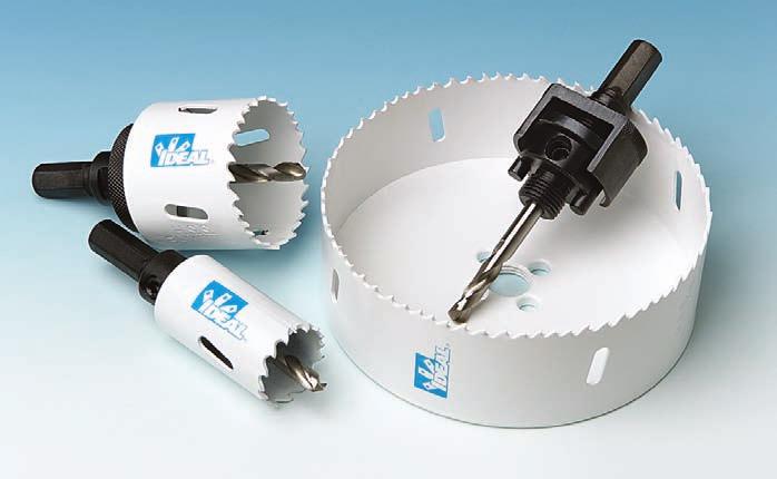 Bi-Metal Hole Saws Introducing the New Improved line of IRONMAN Bi-metal hole saws from IDEAL INDUSTRIES, INC.