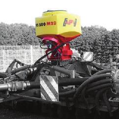 Pneumatic seeder fertiliser Edition PS 500 M2 D Our Pneumatic Seeders are also available in a special edition for distributing fertiliser.