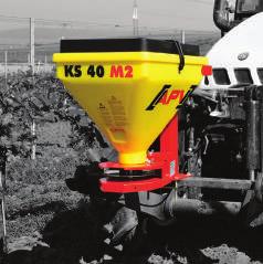 MIni SPREADER Your Advantages KS 40 M2 Due to its low weight and compact nature, the KS 40 M2 is extremely versatile in its uses.