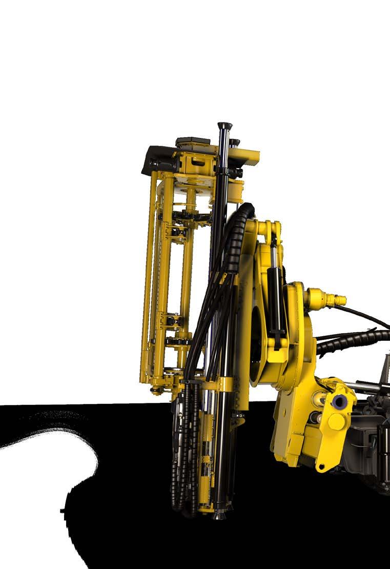 SIMBA THE STURDY SIMBA M4 IS A LONG-HOLE PRODUCTION DRILL RIG FOR MEDIUM TO LARGE-DRIFT MINING.