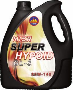 MISR SUPER HYPOID OIL MISR SUPER HYPOID OIL is an extreme pressure lubricant containing multi-functional additives which impart good anti wear, oxidation stability and anti rust characteristics.