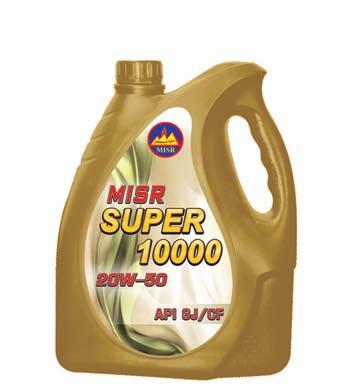 MISR SUPER 10000 MISR SUPER 10000 is an advanced high quality high performance lubricating oil designed for use in gasoline engines.
