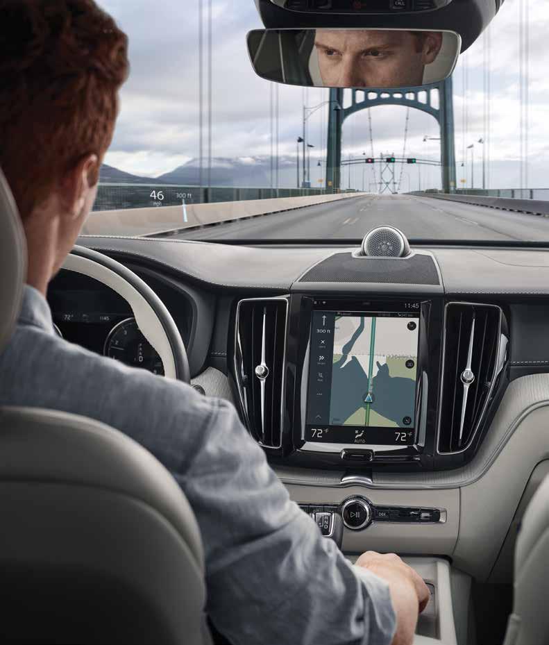 Let Sensus Navigation be your guide, helping you find your destination and keeping you informed. Everything you need to know is shown on the 12.3" Digital Driver Display right in front of you.