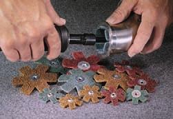 Non-Woven Abrasives Surface Conditioning Eyelet Stars Ideal choice for polishing I.D. of pipe and tubing. Conformable star construction assures complete polishing and cleaning of all surfaces.