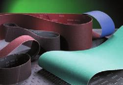 Belts Narrow Belts R145 (Cont d) X weight, closed coat resin cloth. Our most popular belt product for general purpose metalworking applications.