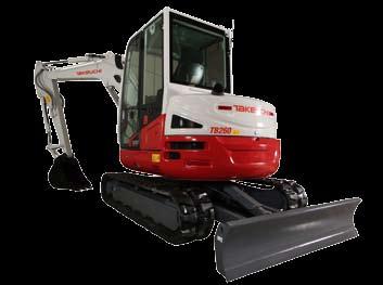 Takeuchi s New 6 tonne Excavator - brings powerful excavating and breakout force in a compact machine size Takeuchi introduces a 6 tonne (5660kg) category of excavator with the new.