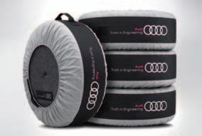 Ask your authorized Audi Dealer about compatibility with your vehicle and wheels.