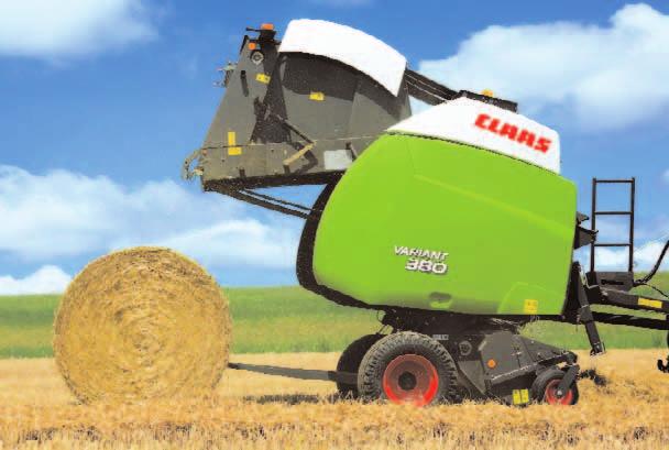 The new VARIANT has a specially developed hydraulic bale density control system, which guarantees the maximum density under all conditions.