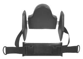 LATERAL CHEST SUPPORTS Attaches to chest support pad and provides additional