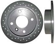 Additional info: without Hub Disc brakes with hub have 4 threaded holes to receive the wheel bolts.