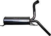 #G12# #S26# Exhaust > Silencer > 1004731 Front silencer Volvo 440, 460: all models, engine all diesel Originally this silencer consists out of several parts.