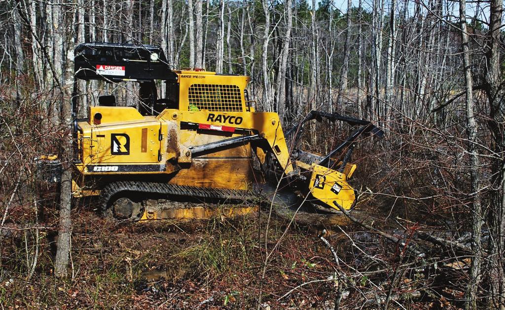 SUPER C100R FORESTRY Jr STUMP CUTTERS MULCHER C100R Weight with Winch and Mulcher 14,760 lb 6,695 kg Length with Winch and Mulcher 184.5 468.6 cm Height 103.7 263.4 cm Width 77.4 196.