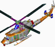 Design Features Airframe The UH-1Y utilizes a combination of conventional metal aerospace construction, as well as composite materials where applicable,