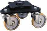 application castors ISO Freight container system.