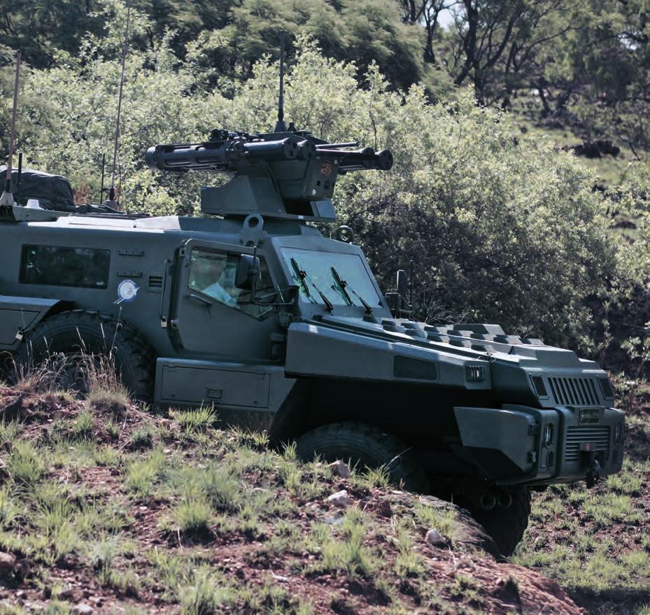 FIREPOWER TO SUIT A RANGE OF MISSIONS All of Paramount s vehicles can be fitted with a weapon system. Marauder can accommodate a wide range of weapons systems ranging from a 7.