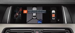 Reversing Assist camera gives you a clear view to the rear Park Distance Control provides visual and auditory feedback on objects during reversing Park Assist selects and