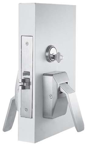 LOCKSETS SC Series GRADE 1 HEAVY DUTY HOPITAL LATCH PUSH-PULL TRIM WITH MORTISE LOCK FUNCTIONS