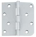 134 HALF SURFACE BALL BEARING HINGES STANDARD WEIGHT 2-BALL BEARING One leaf is mortised to the frame and the other is surface applied to the face of the door.
