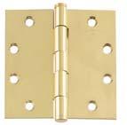 HINGES EXTRUDED SOLID BRASS HINGES PLAIN BEARING These hinges are sturdy and ell crafted.