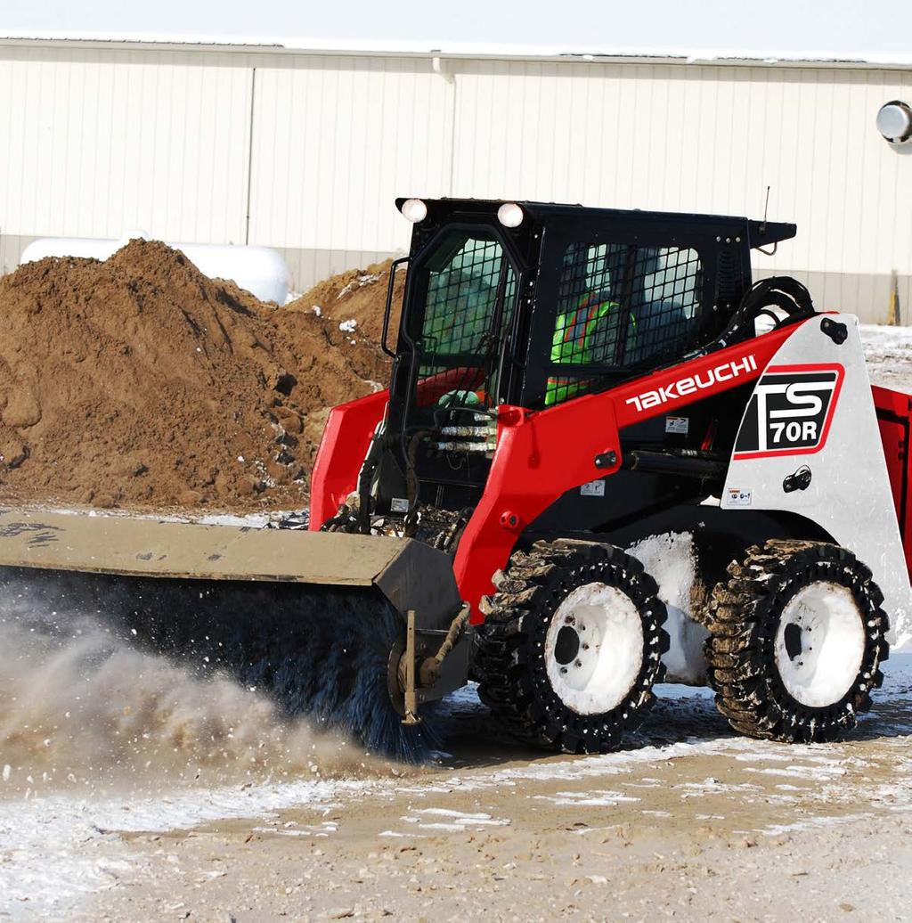 Performance Takeuchi skid steer loaders have many performance driven features to help you complete the many demanding tasks you face each day in the field.