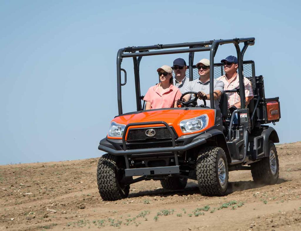 When the going gets tough, get aboard a Kubota RTV-X1140. It s no secret that Kubota RTVs have been the best-selling diesel utility vehicles in Oceania for over a decade.