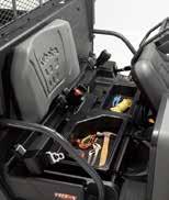 Easily accessible Parking Brake The parking brake is conveniently located on the dashboard