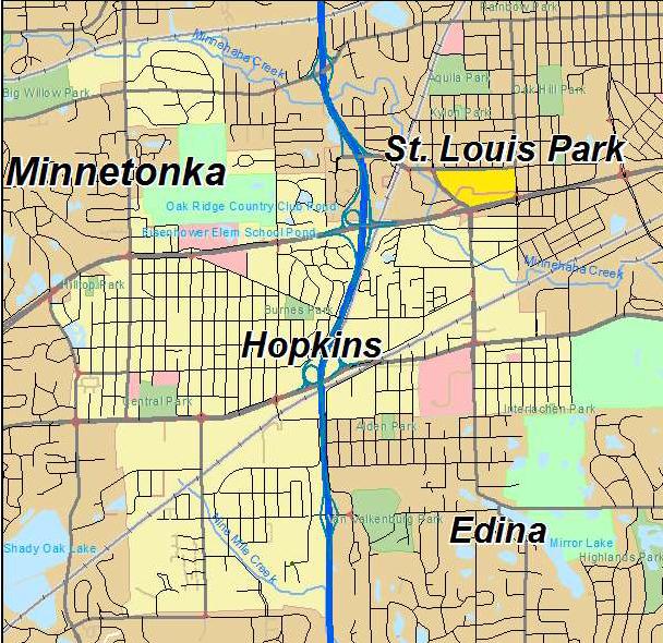 HOPKINS AT A GLANCE 18,000 population 4-square miles