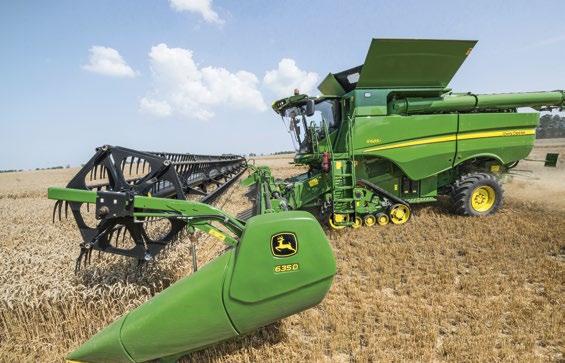 Active Terrain Adjustment increases total combine capacity on uphill slopes to drastically reduce grain loss. And it reduces your tailings and gives you a cleaner grain tank sample, too.
