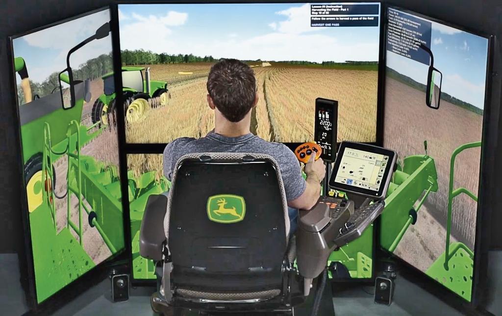 46 Go Harvest Premium Combine Simulator This simulator was designed for dealers or large fleet owners and contractors to be able to train operators in a cost efficient way.