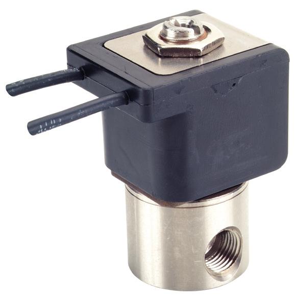 B Series Modular MOPD: 400 PSI C V Range: 0.08 to 0.430 7 Watts The B Series is a direct acting solenoid valve, available in 2- or 3-way functionality.