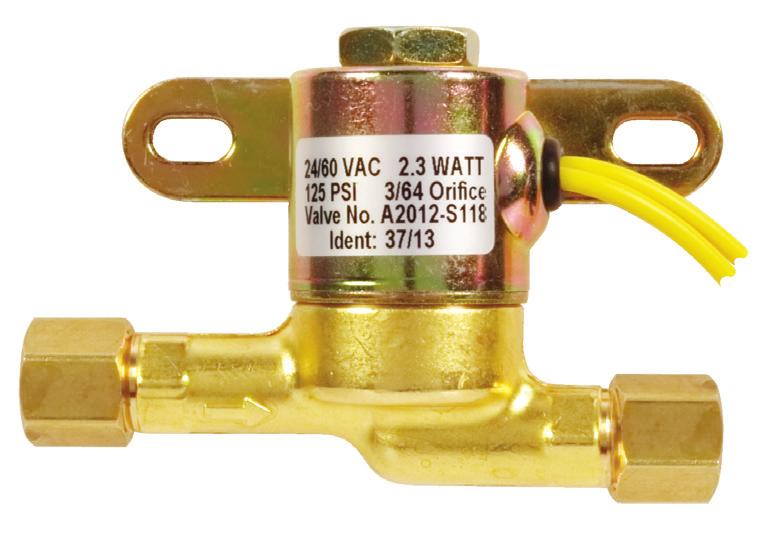 Humidifier Solenoid Valves MOPD: 25 PSI 2.